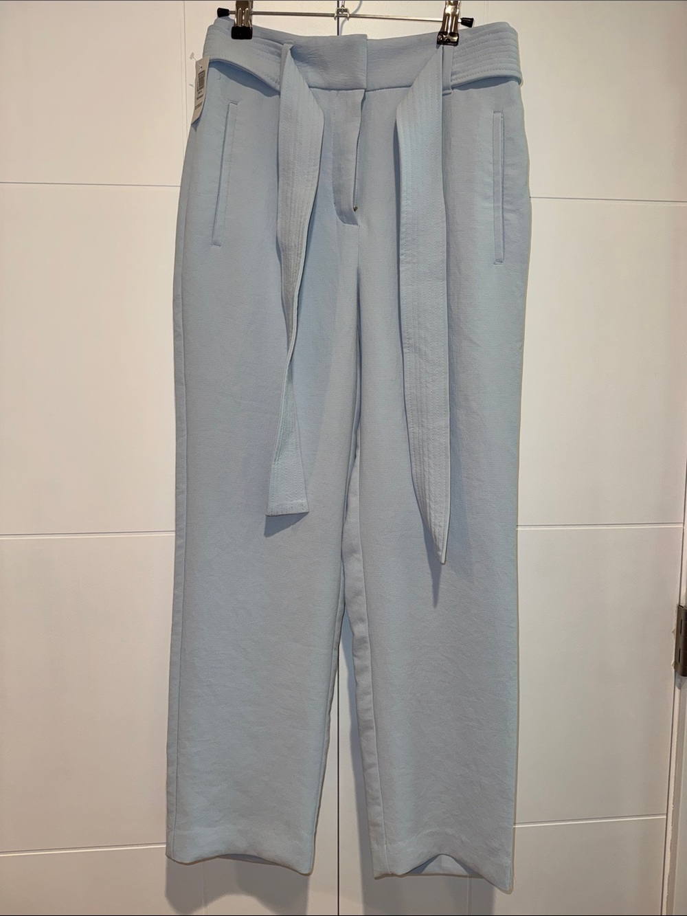 WILFRED - Tie front pants in “heatwave blue” NWT